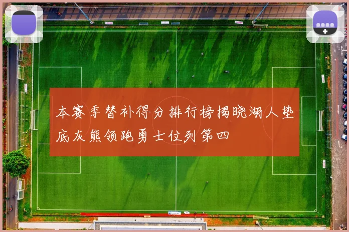 本赛季替补得分排行榜揭晓湖人垫底灰熊领跑勇士位列第四